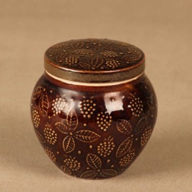 Arabia marmelaadipurkki, ruskea, suunnittelija ,