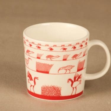 Arabia Teema muki, punainen, suunnittelija ,