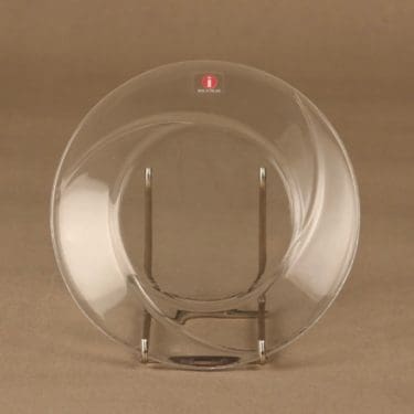 Iittala Viva lautanen, kirkas, 4 kpl, suunnittelija Tapio Wirkkala, kirkas