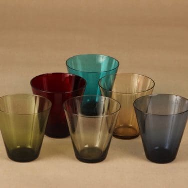 Nuutajärvi Kartio glass 20 cl, 6 pcs designer Kaj Franck