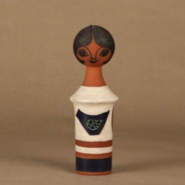 Kupittaan savi 514 II figuuri, Matti ja Maija, suunnittelija Artturi Numminen, Matti ja Maija, signeerattu, käsinmaalattu