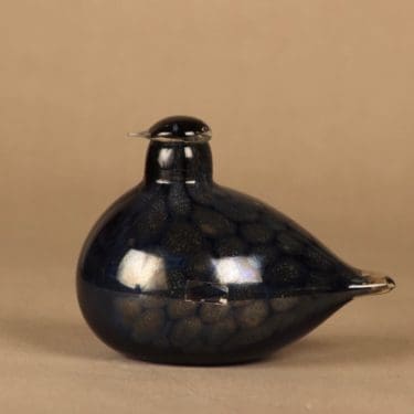 Nuutajärvi lintu , tilaustyö, suunnittelija Oiva Toikka, tilaustyö, signeerattu