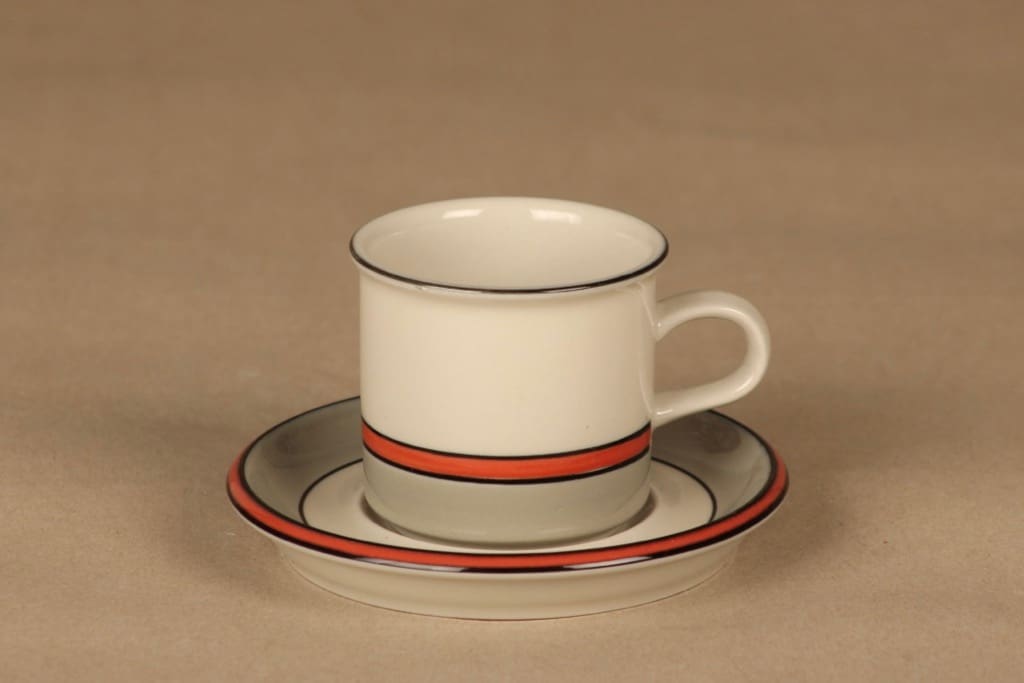 Arabia Aslak coffee cup and plates(2) designer Inkeri Leivo 2