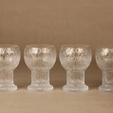 Iittala Kekkerit red wine glass Punkku 28 cl, 4 pcs designer Timo Sarpaneva