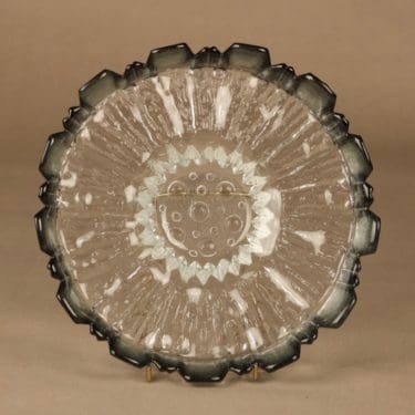 Humppila Ulpukka serving plate, gray designer Tauno Wirkkala