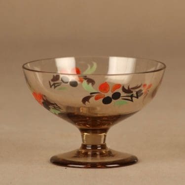 Kumela jälkiruokamalja, käsinmaalattu, suunnittelija , käsinmaalattu