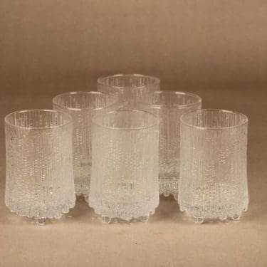 Iittala Ultima Thule olutlasi, 38 cl, 6 kpl, suunnittelija Tapio Wirkkala, 38 cl