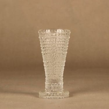 Nuutajärvi Kastehelmi kääntömaljakko, kirkas suunnittelija Oiva Toikka, 12 cl