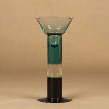 Nuutajärvi Pro Arte kynttilänjalka, Lampi, suunnittelija Kerttu Nurminen, Lampi, signeerattu