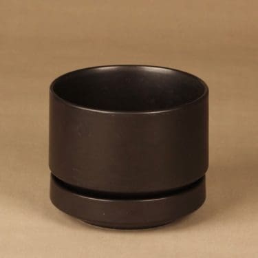 Arabia SN 1 kukkaruukku, ruskea, suunnittelija Richard Lindh,