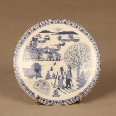 Arabia seinälautanen, Talvi, suunnittelija Raija Uosikkinen, Talvi