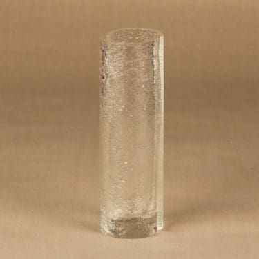 Riihimäen lasi 1468 maljakko, kirkas, suunnittelija Tamara Aladin,