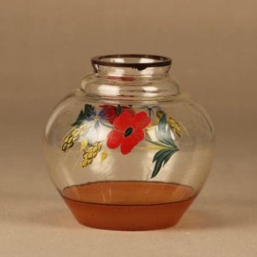 Kumela maljakko, käsinmaalattu, suunnittelija , käsinmaalattu