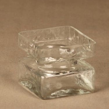 Riihimäen lasi Pala maljakko, kirkas, suunnittelija Helena Tynell,