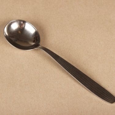 Hackman Scandia lusikka, teräs, suunnittelija Kaj Franck,