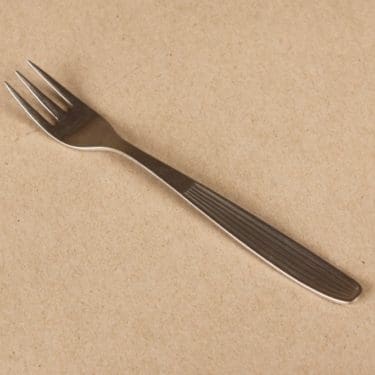 Hackman Scandia haarukka, teräs, suunnittelija Kaj Franck,