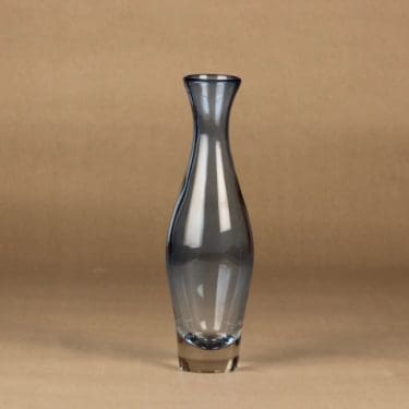 Riihimäen lasi Nimipäivä maljakko, signeerattu, suunnittelija Aimo Okkolin, signeerattu