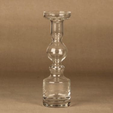 Riihimäen lasi Pagoda maljakko, kirkas, suunnittelija Nanny Still,