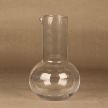 Iittala Pallosylinteri pitcher, clear designer Kaj Franck
