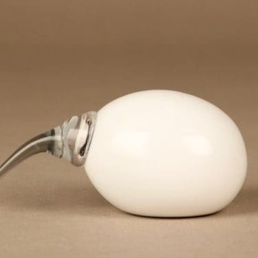 Nuutajärvi lintu , Mibis, suunnittelija Oiva Toikka, Mibis, signeerattu, numeroitu