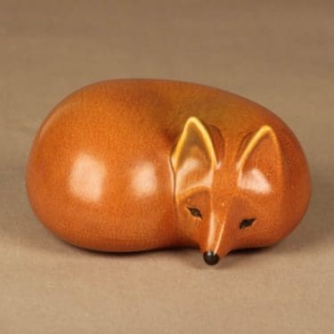 Gustavsberg Skansen figuuri, Kettu, suunnittelija Lisa Larsson, Kettu, signeerattu