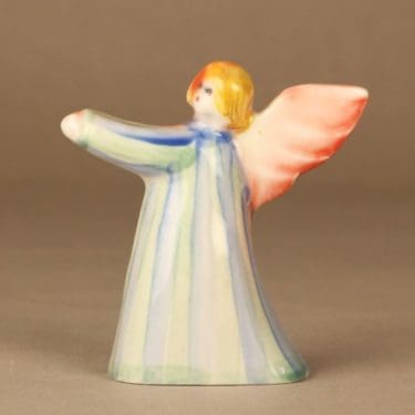 Arabia enkeli, uniikki, suunnittelija Heljä Liukko-Sundström, uniikki, signeerattu