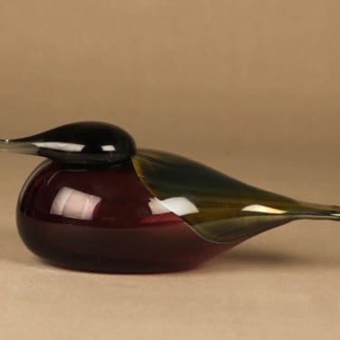 Nuutajärvi lintu , Lukkari, suunnittelija Oiva Toikka, Lukkari, signeerattu