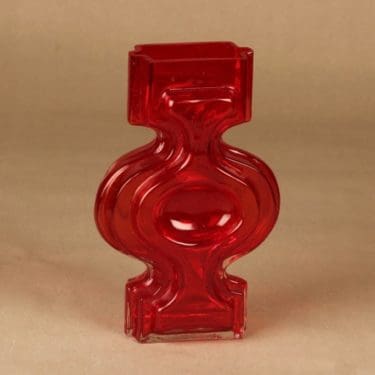 Riihimäen lasi Kartano maljakko, Aitan lukko, suunnittelija Helena Tynell, Aitan lukko