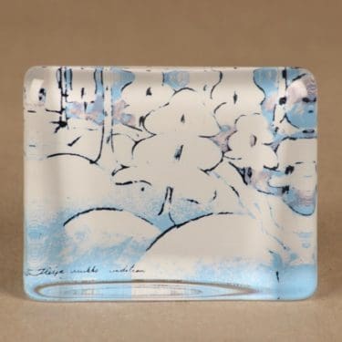 Iittala HLS glass card The Forest sleeps designer Heljä Liukko-Sundström
