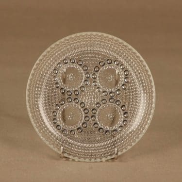 Riihimäen lasi Grapponia lautanen, 14.5 cm, suunnittelija Nanny Still, 14.5 cm