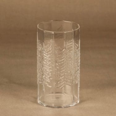 Iittala Kuusi maljakko, kirkas, suunnittelija Jorma Vennola, Kuusi