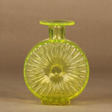 Riihimäen lasi Aurinkopullo koristepullo, koko 2/4, suunnittelija Helena Tynell, koko 2/4