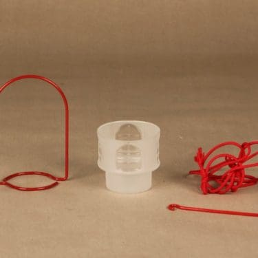 Iittala Balladi tuikkulyhty, kirkas, matta, suunnittelija Jorma Vennola,