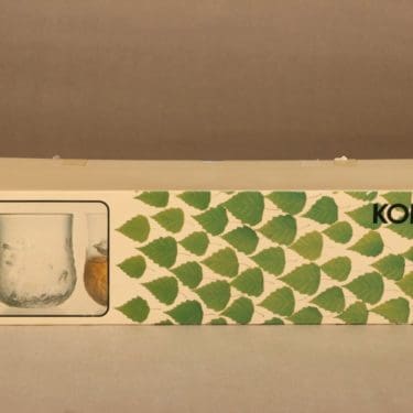 Iittala Koivu lasi, 28 cl, 4 kpl, suunnittelija Jorma Vennola, 28 cl, Alkuperäisessä paketissa.