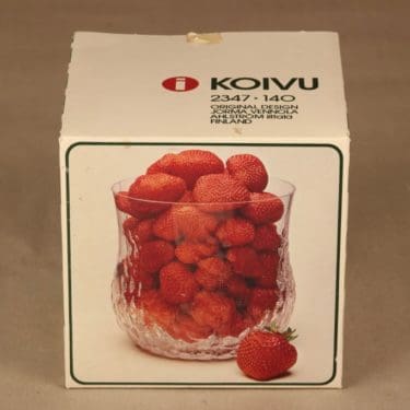 Iittala Koivu kulho, kirkas, suunnittelija Jorma Vennola, kirkas