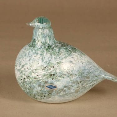 Nuutajärvi lintu , Tilaustyö, suunnittelija Oiva Toikka, Tilaustyö, signeerattu