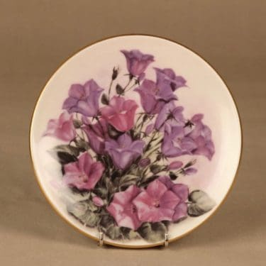 Arabia Romanttinen Puutarha seinälautanen, Karpaattien Kello, suunnittelija Riikka Hautamäki, Karpaattien Kello