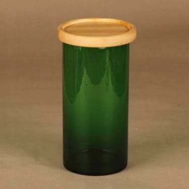 Nuutajärvi Purtilo purkki, puukannella, suunnittelija Kaj Franck, puukannella