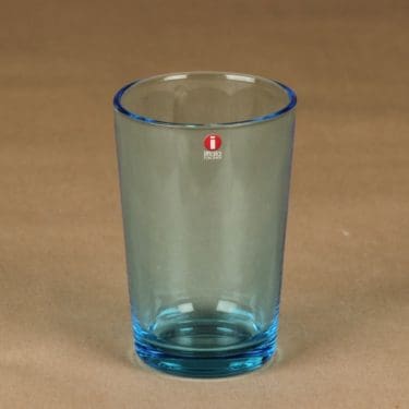 Iittala lasi, vedensininen, suunnittelija Kaj Franck,