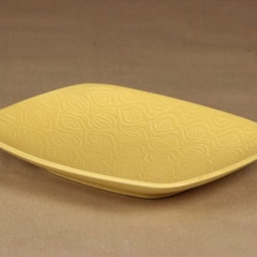 Arabia AL 2 tarjoiluvati, keltainen, suunnittelija Anna-Lisa Vainio,