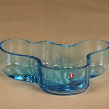 Iittala Aalto Collections bowl, water blue designer Alvar Aalto