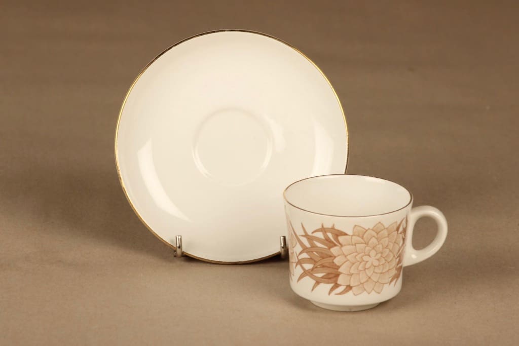 Arabia Pulmu coffee cup and plates(2) designer Raija Uosikkinen 3