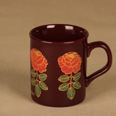 Marimekko Vihkiruusu muki, suunnittelija Maija Isola,