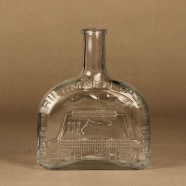 Riihimäen lasi juhlapullo, kirkas, suunnittelija ,