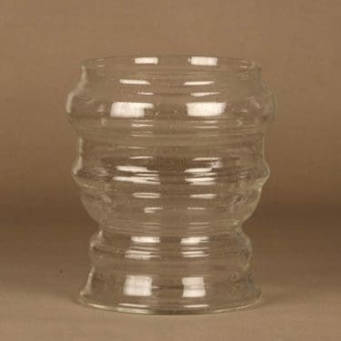 Nuutajärvi 1495 vase, clear designer Kaj Franck