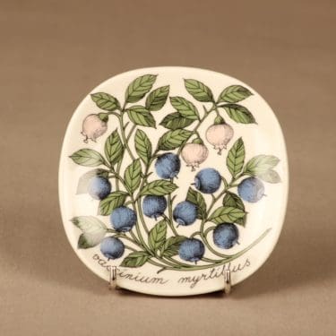 Arabia Wild berries wall plate Blueberry designer Esteri Tomula