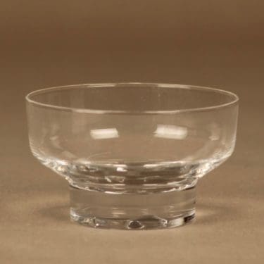 Iittala Jäänsärkijä jälkiruokamalja, kirkas, suunnittelija Tapio Wirkkala,