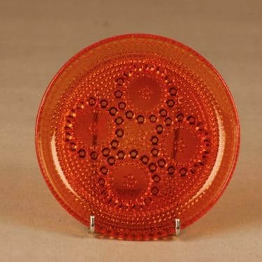 Riihimäen lasi Grapponia lautanen, 14.5 cm, suunnittelija Nanny Still, 14.5 cm