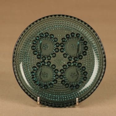 Riihimäen lasi Grapponia lautanen, 14.5 cm, suunnittelija Nanny Still, 14.5 cm