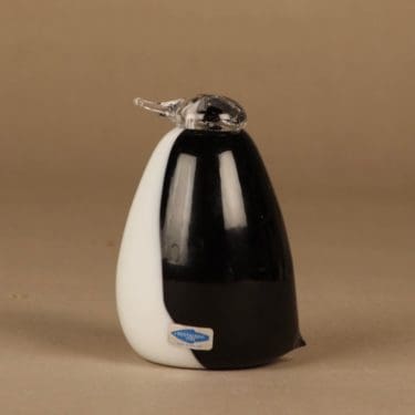 Nuutajärvi lintu , Pingviini, suunnittelija Oiva Toikka, Pingviini, signeerattu